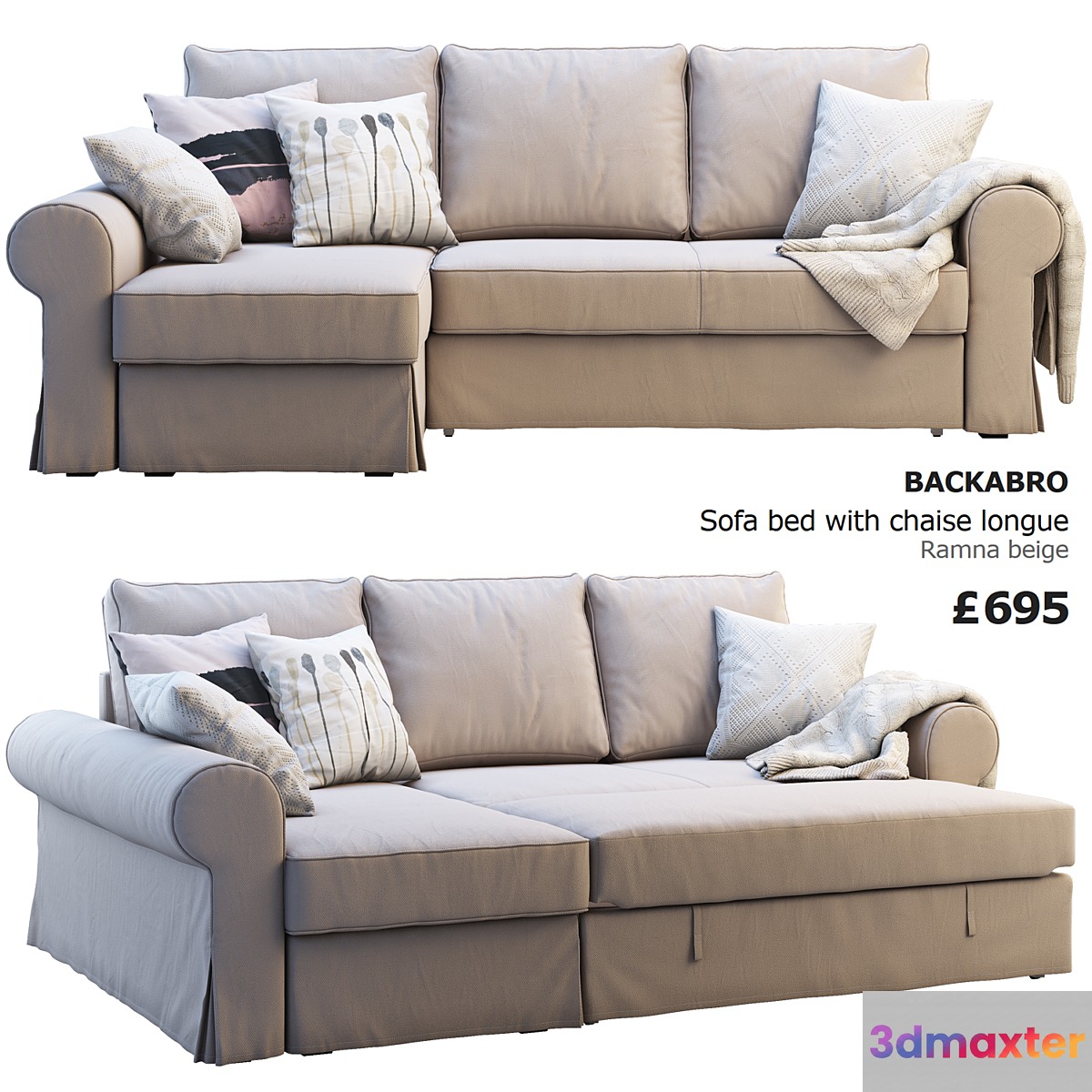 Ikea Backabro 2 (2 sofas)