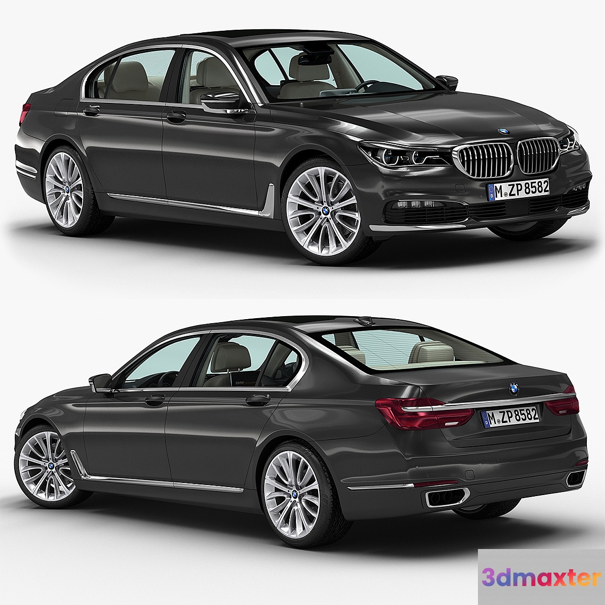 BMW 7 Series 3D Max