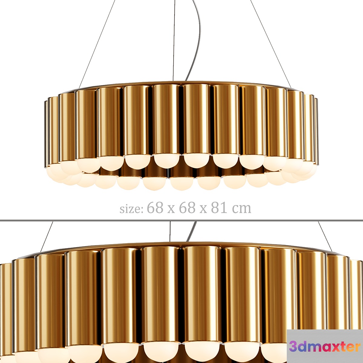 Radia Gold 60 chandelier - No.4
