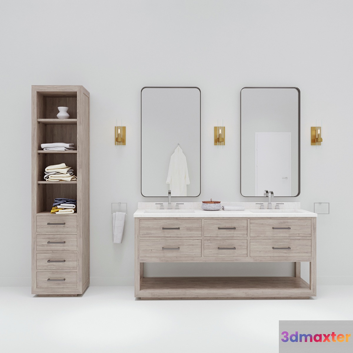 Kempton bath set one - No.2 3D Max