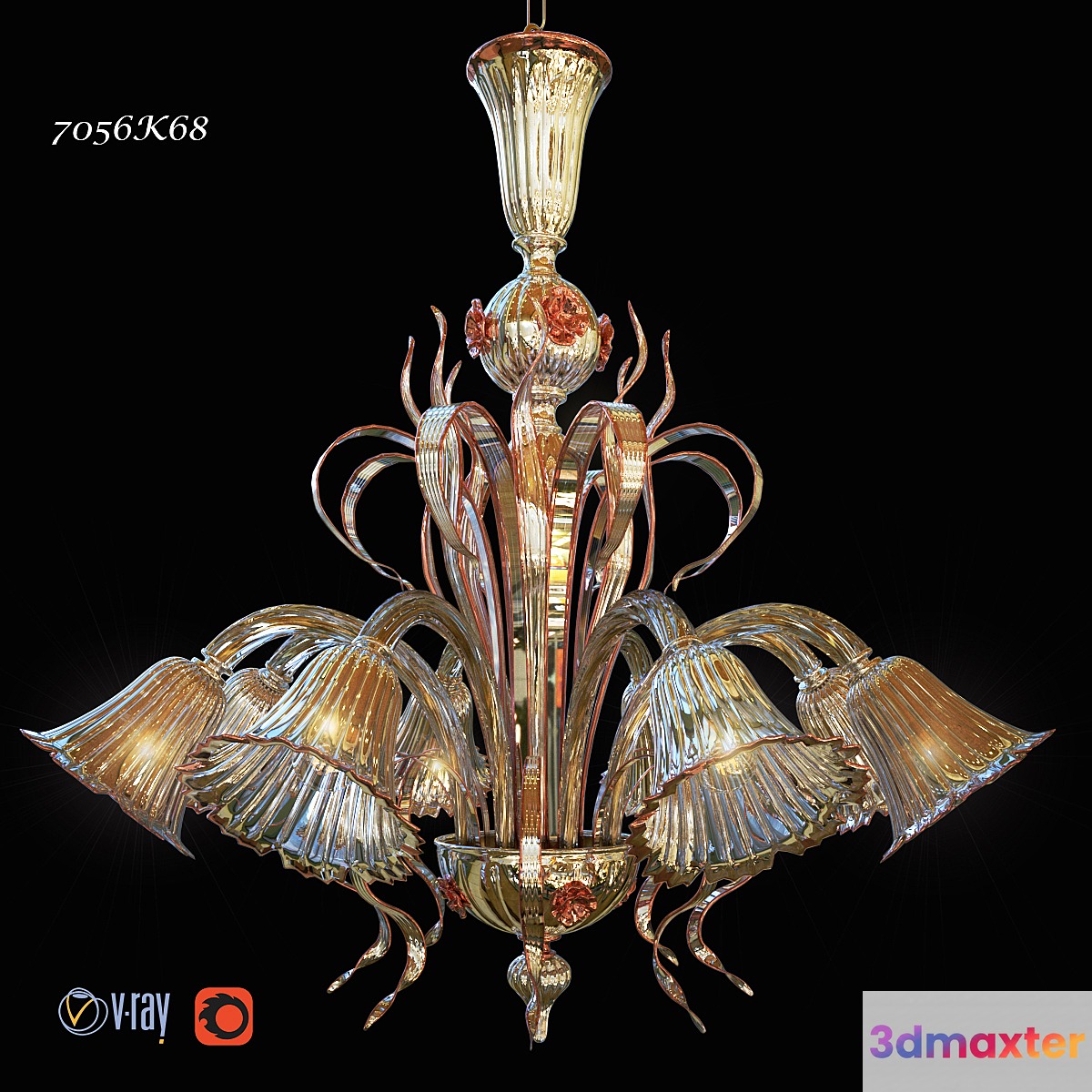 chandelier DeMajo 7056K8