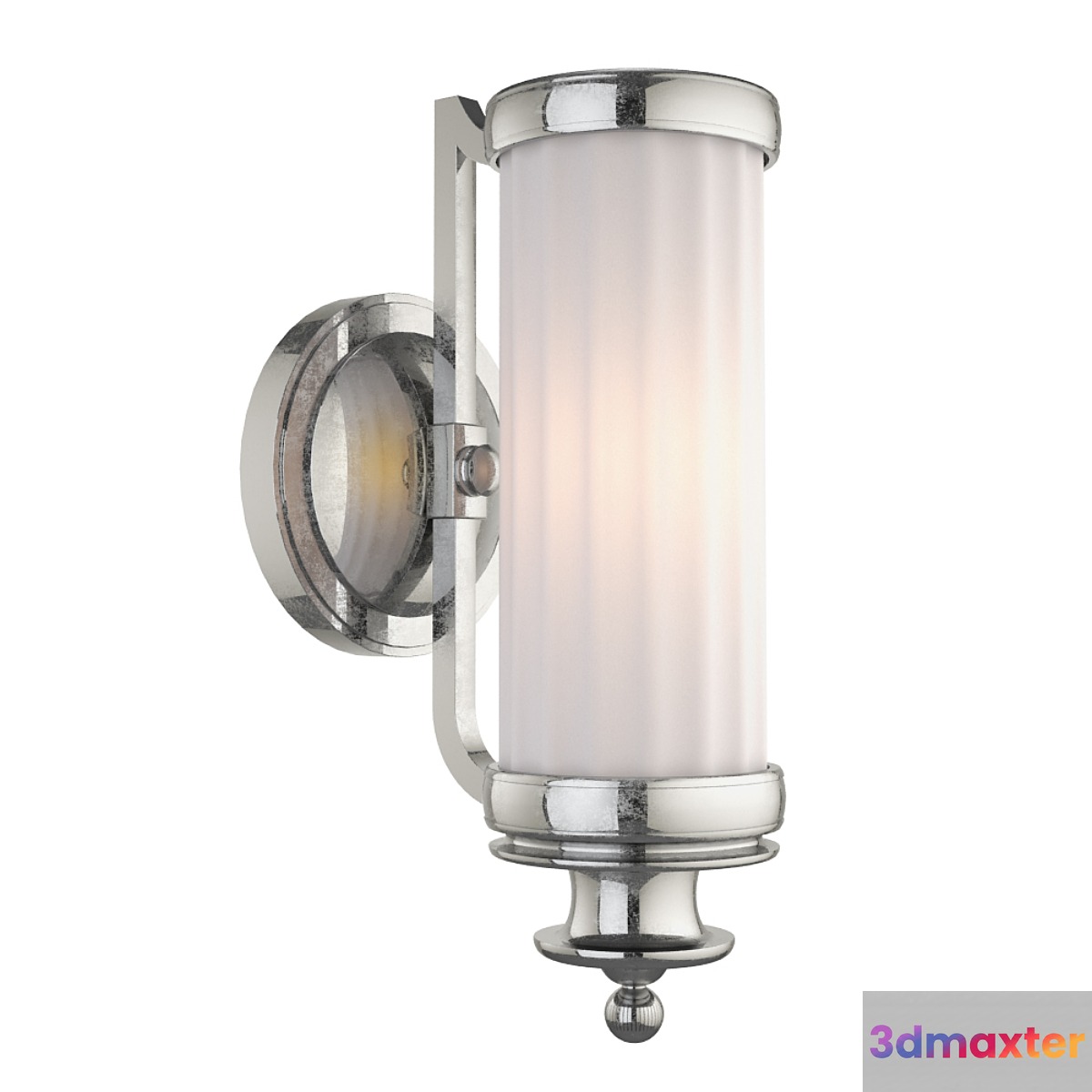 Thomas OBrien Milton Road 1 Light 5 inch Polished Nickel Bath Wall Light 3D Max