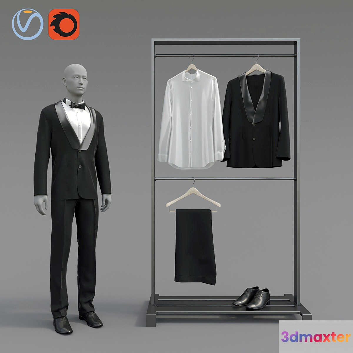 Classic male tuxedo