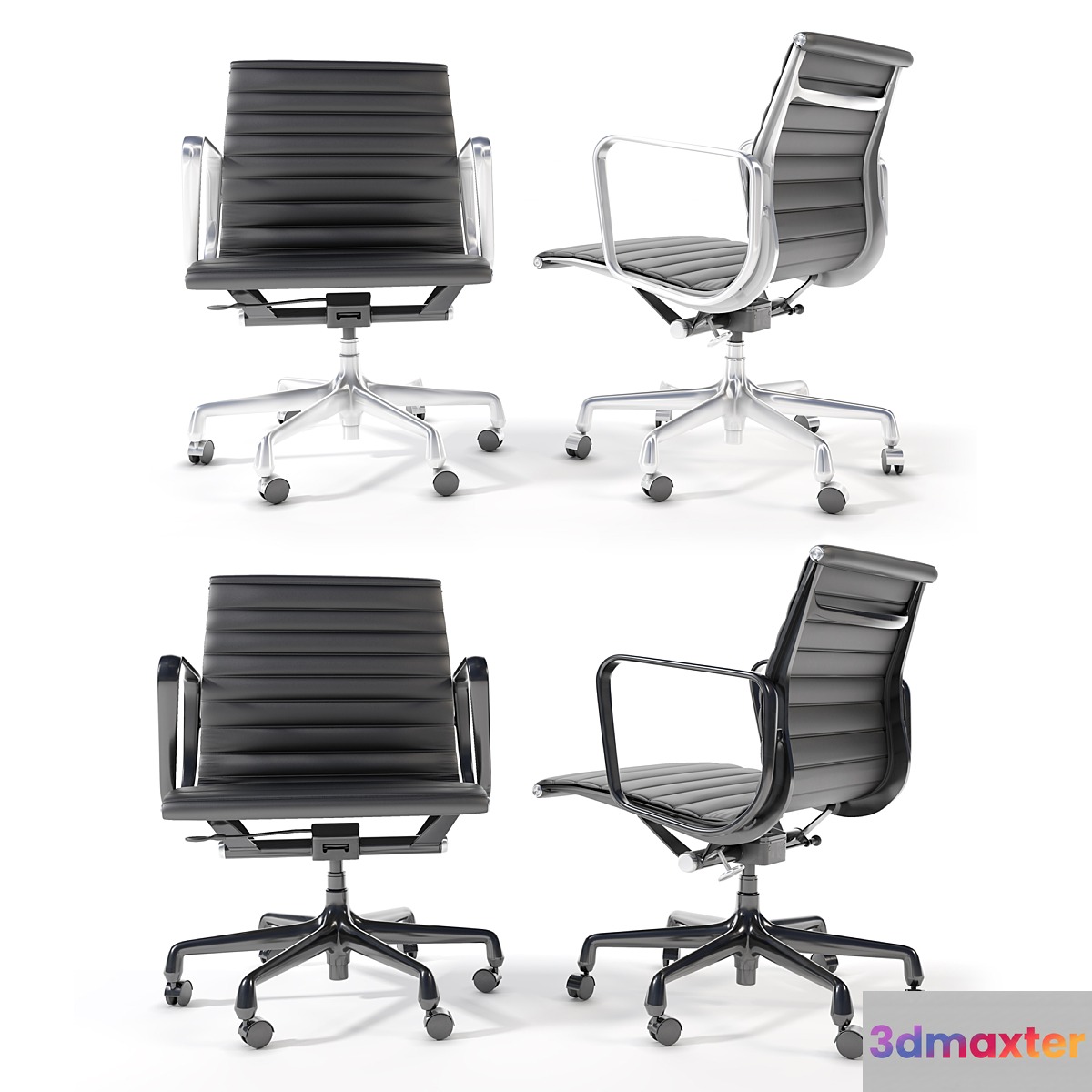 Eames Aluminum Group Management Chair 3D Max