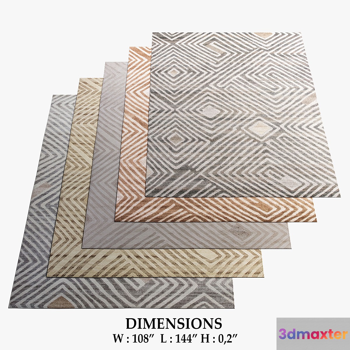 Fayette Rugs_318 3D Max