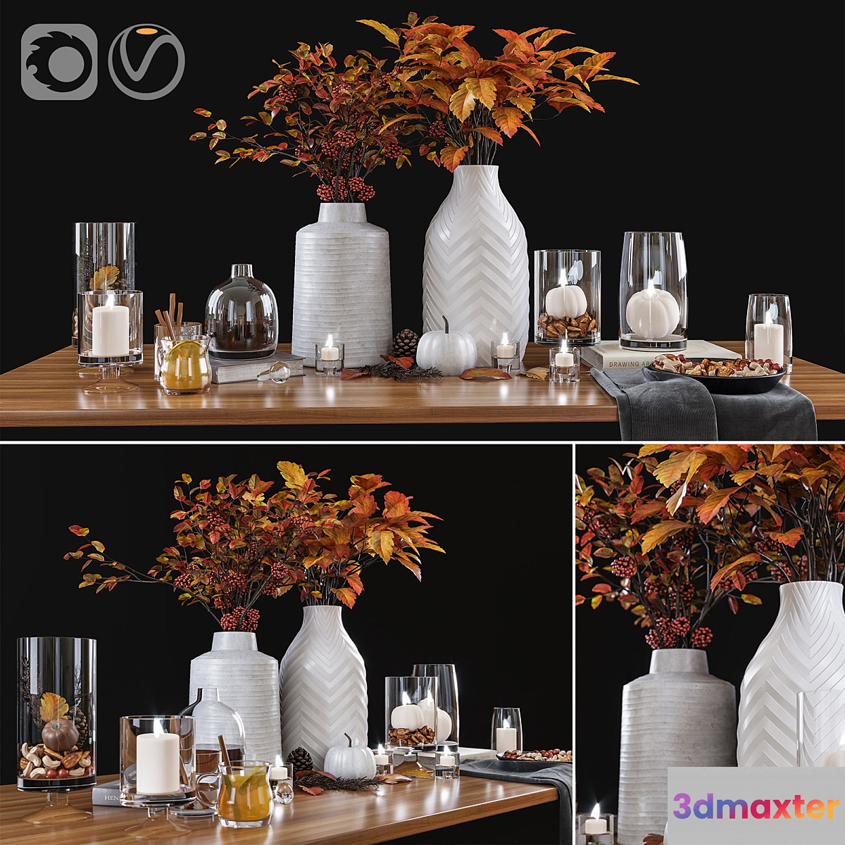 Holliday Decoration set 13 3D Max