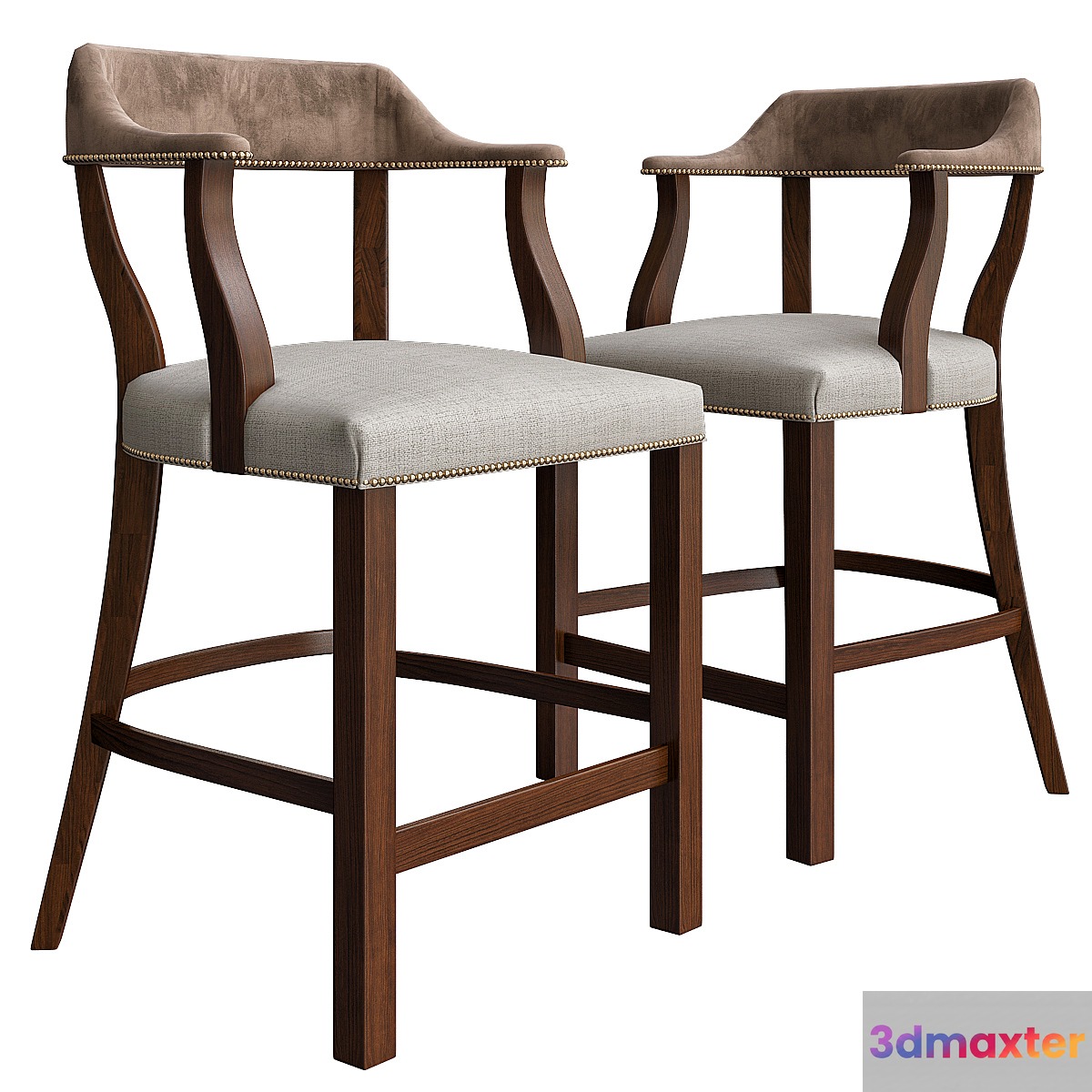 Bar Stool Ralph Lauren 3D Max