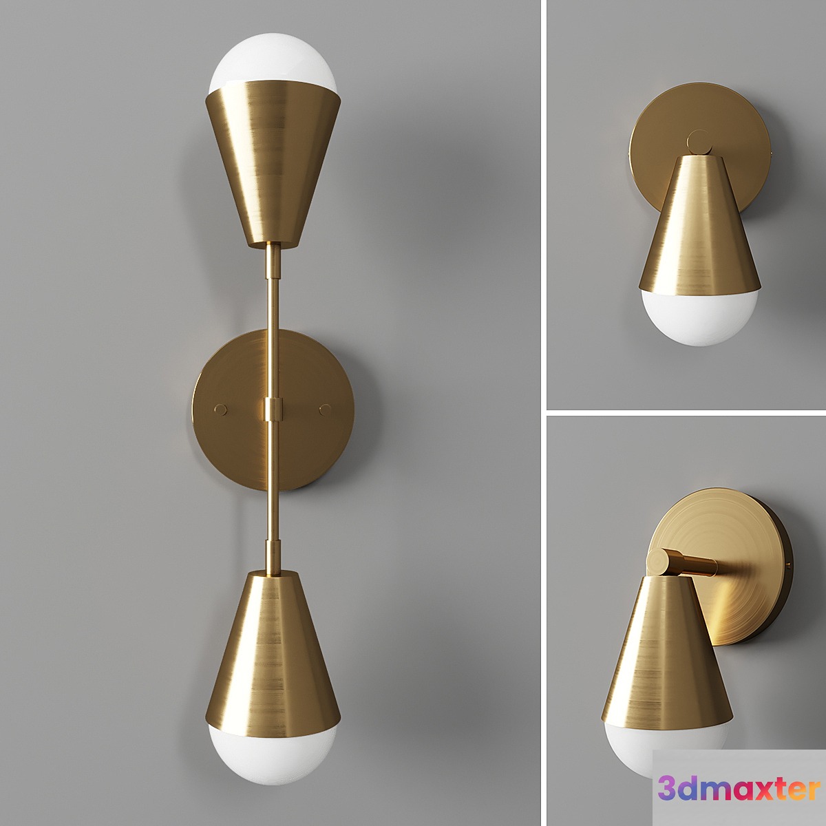 Karma sconces by Adam Gatchel 3D Max