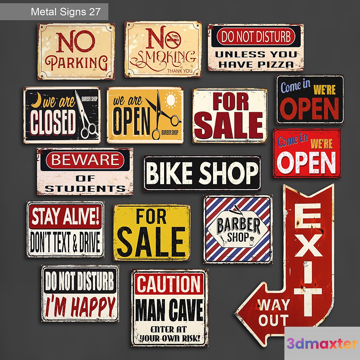 Metal Signs 27 - No.4