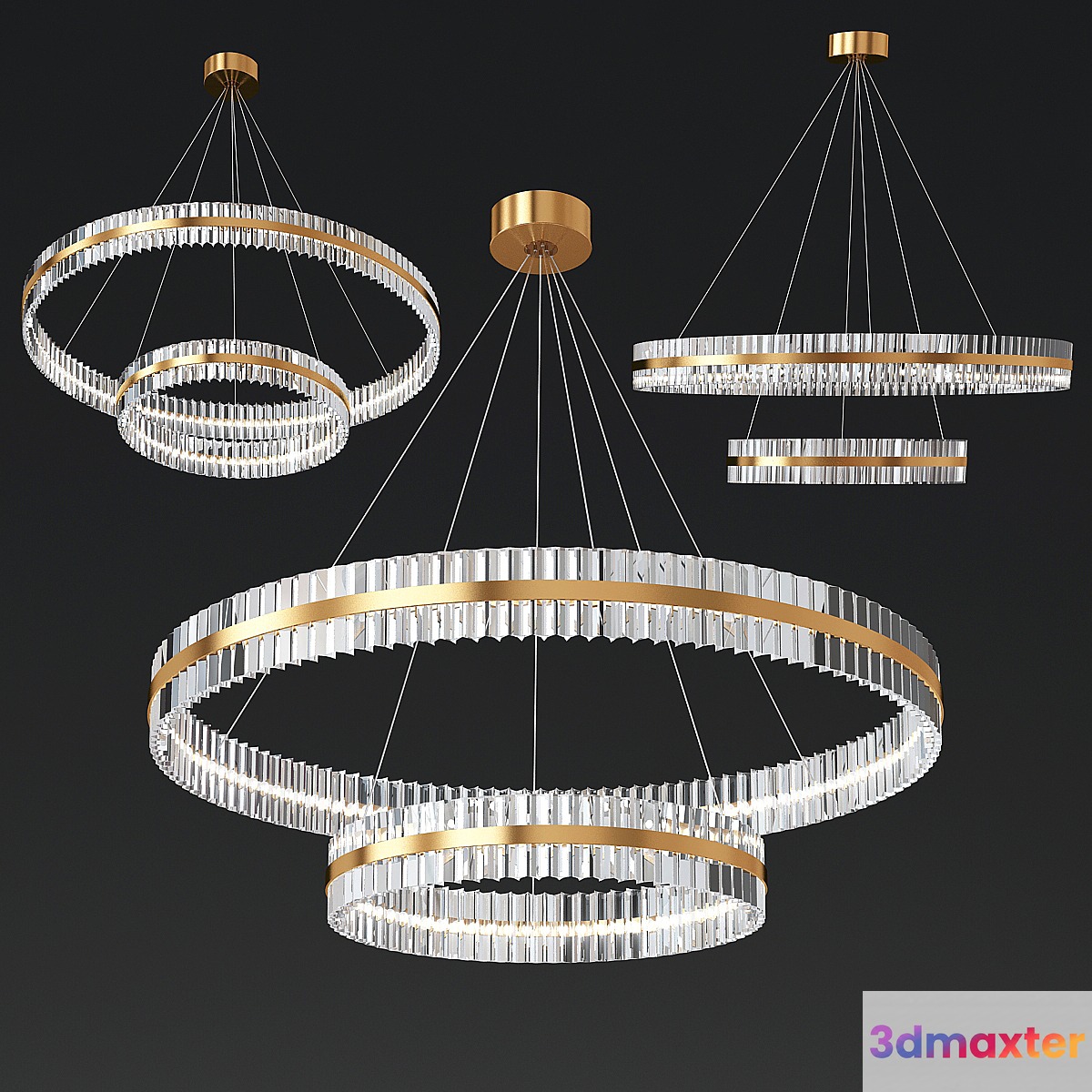 Two Tier Crystal Chandelier