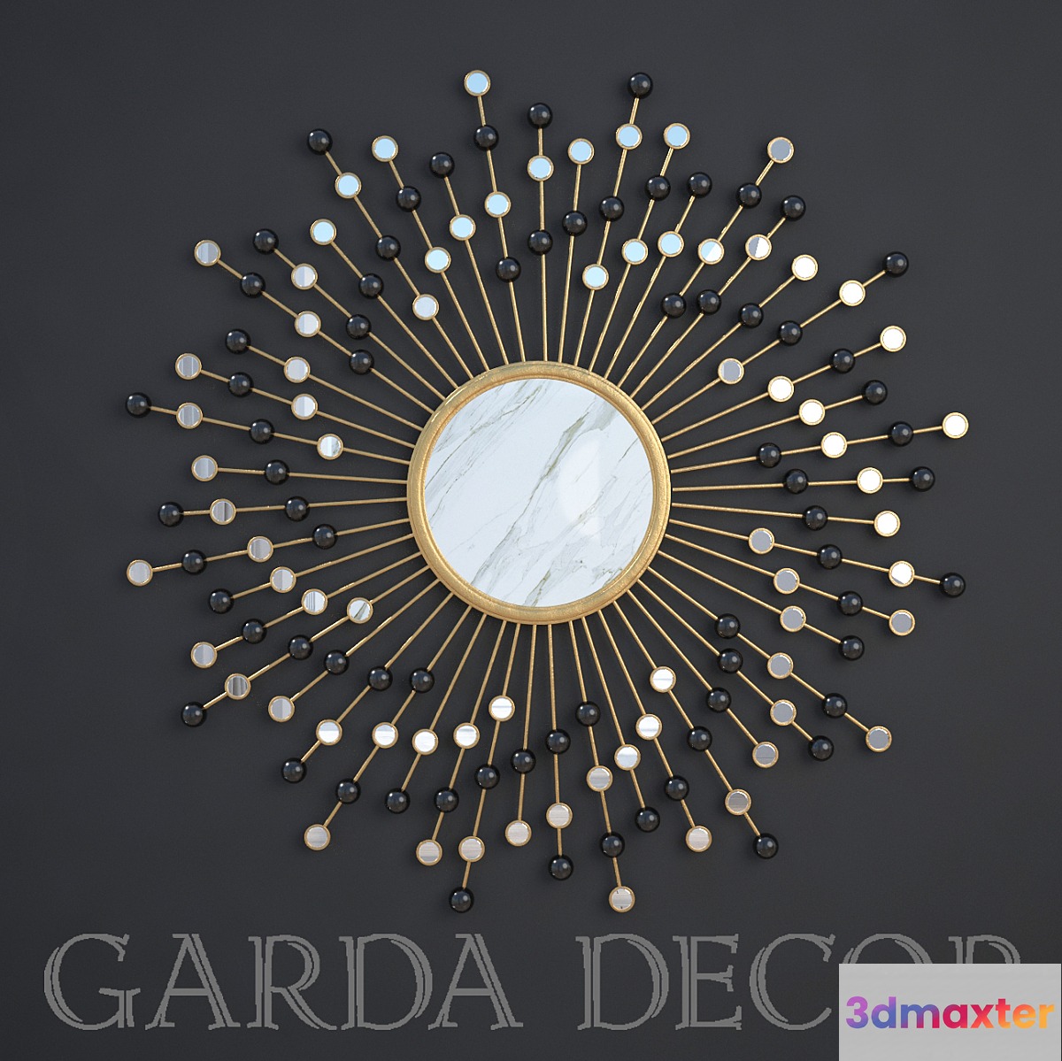 Mirror Garda Decor - No.4 3D Max