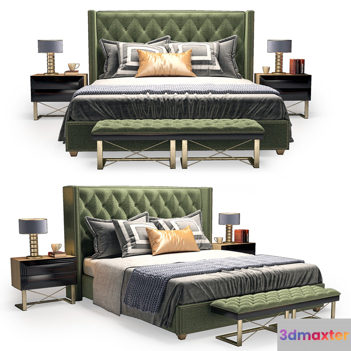 Inverness Upholstered Platform Bed