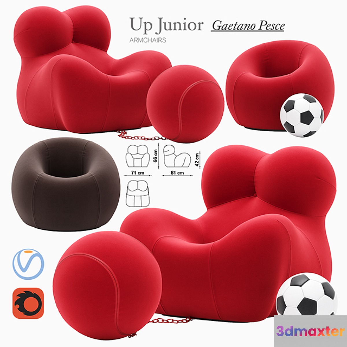 Up Junior armchair