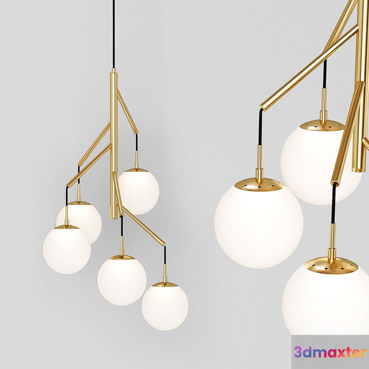 Tree chandelier 3D Max