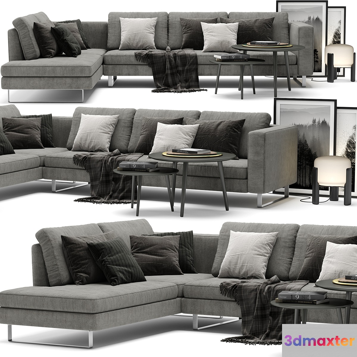 BoConcept Indivi Sofa B 3D Max