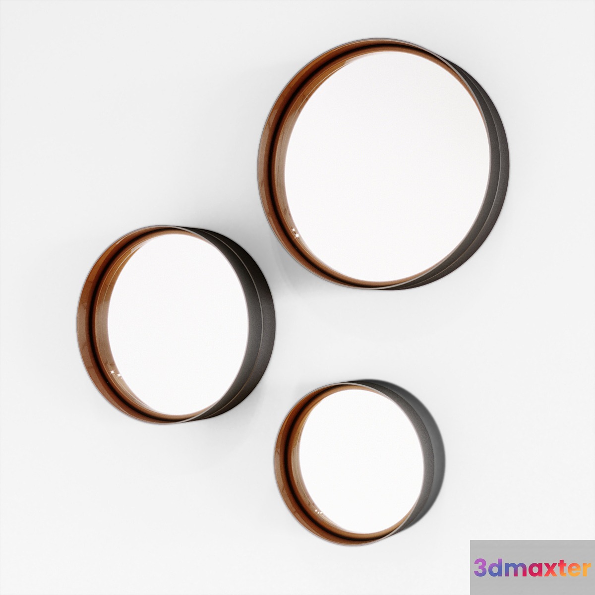 Set of 3 mirrors - wilson 3D Max