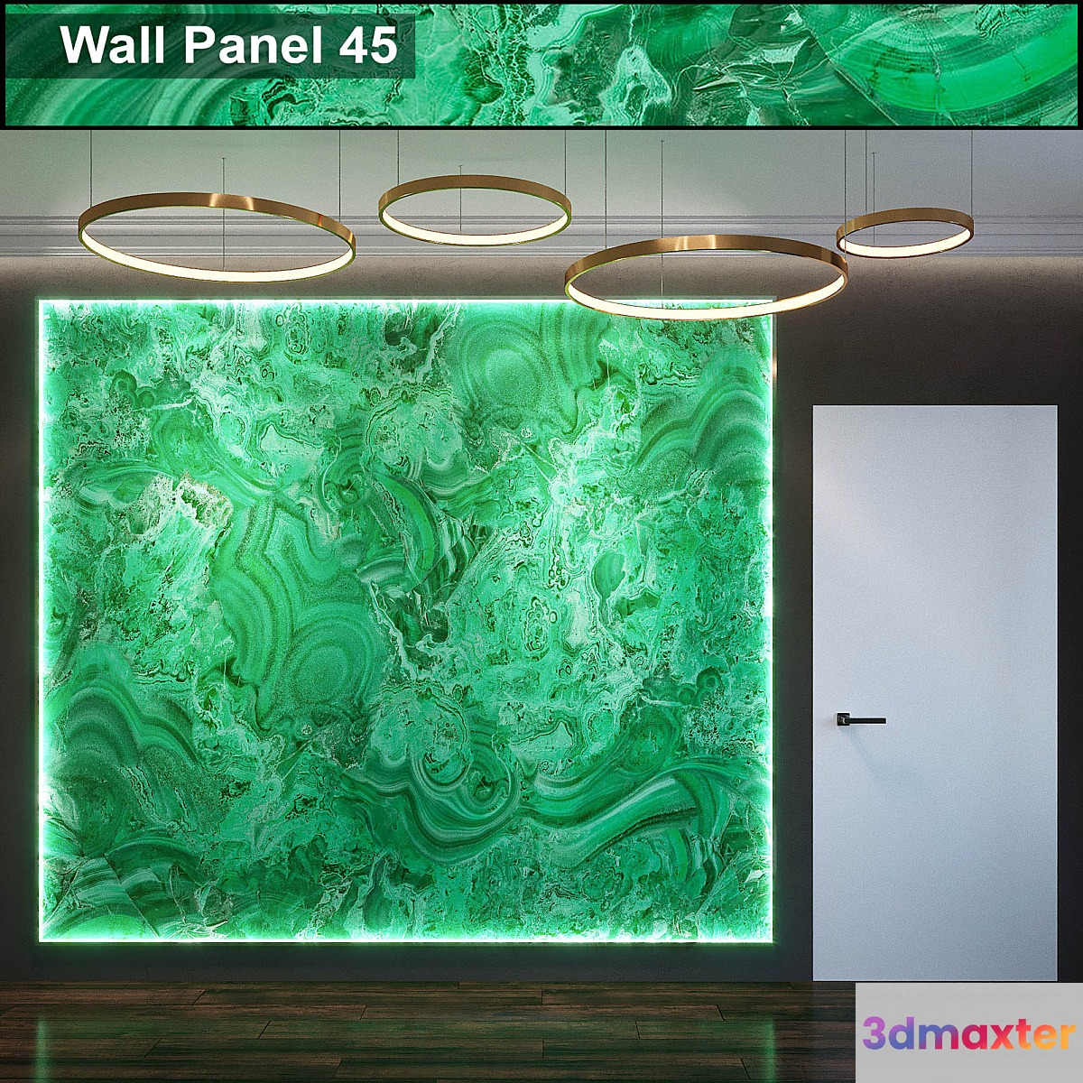 Wall Panel 45 3D Max