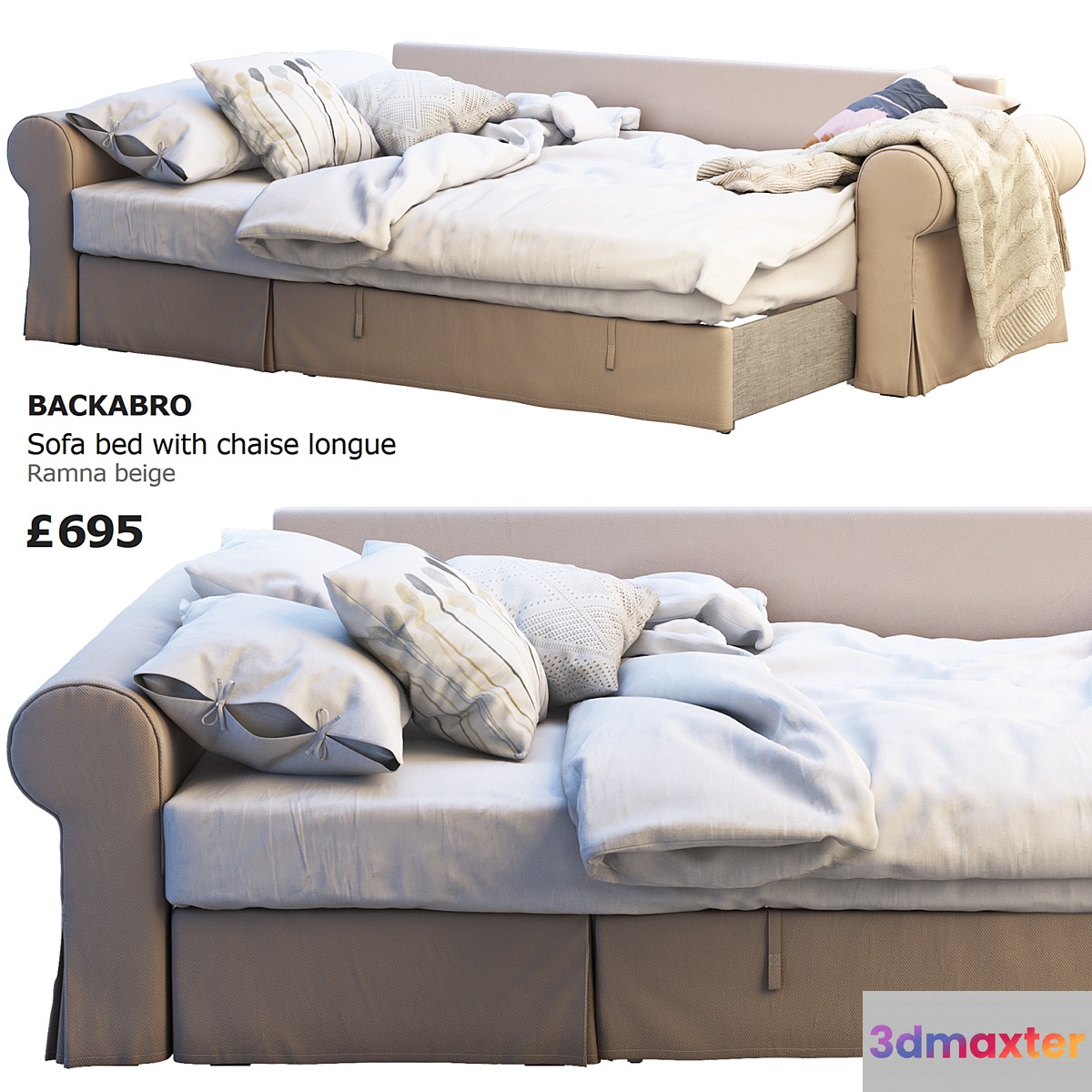 Ikea Backabro 3 3D Max