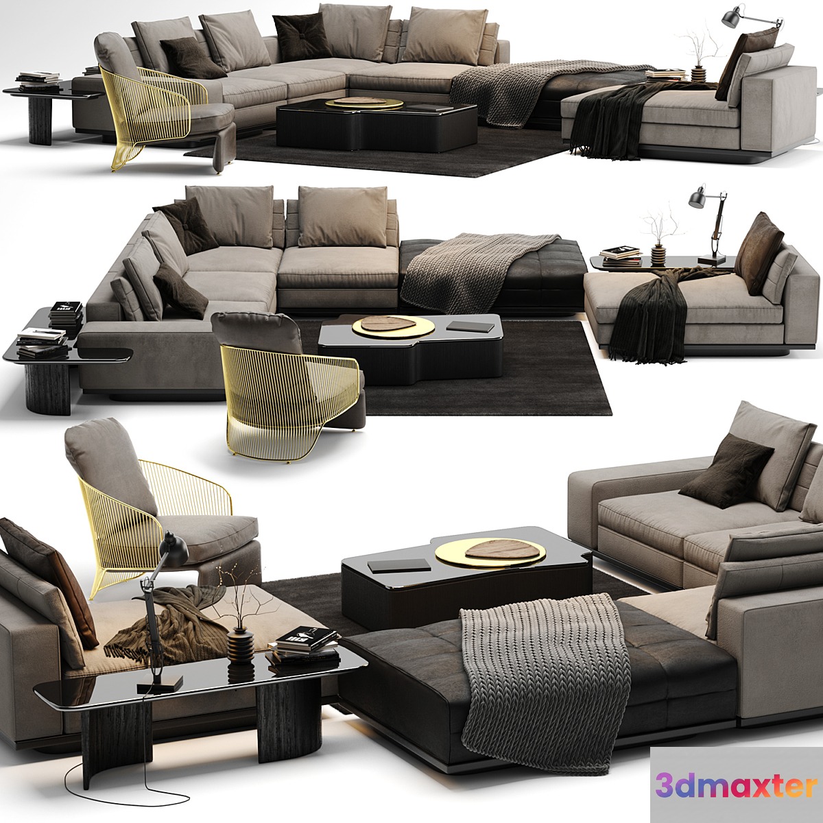 Lawrence sofa 3D Max