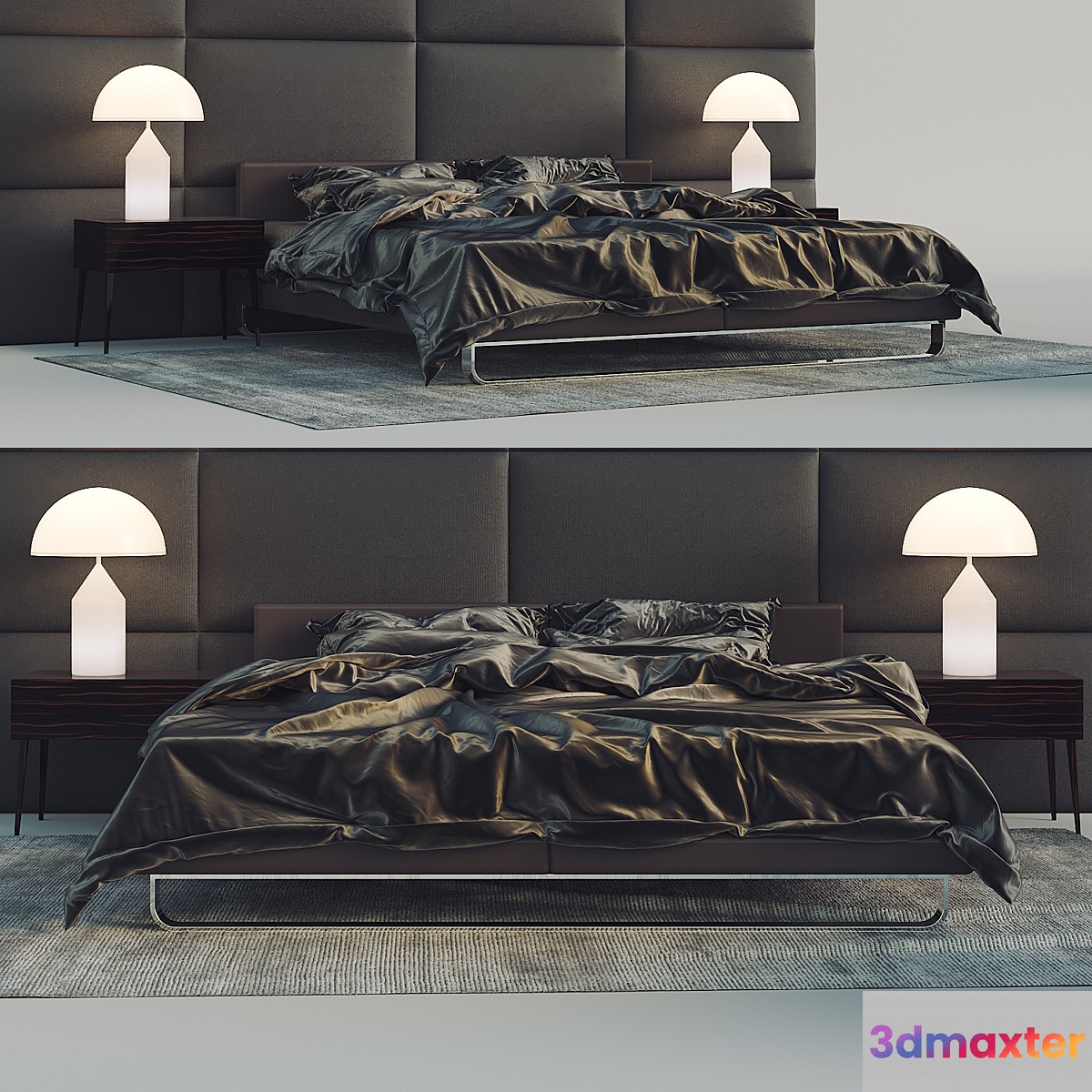 Men's_bed 3D Max