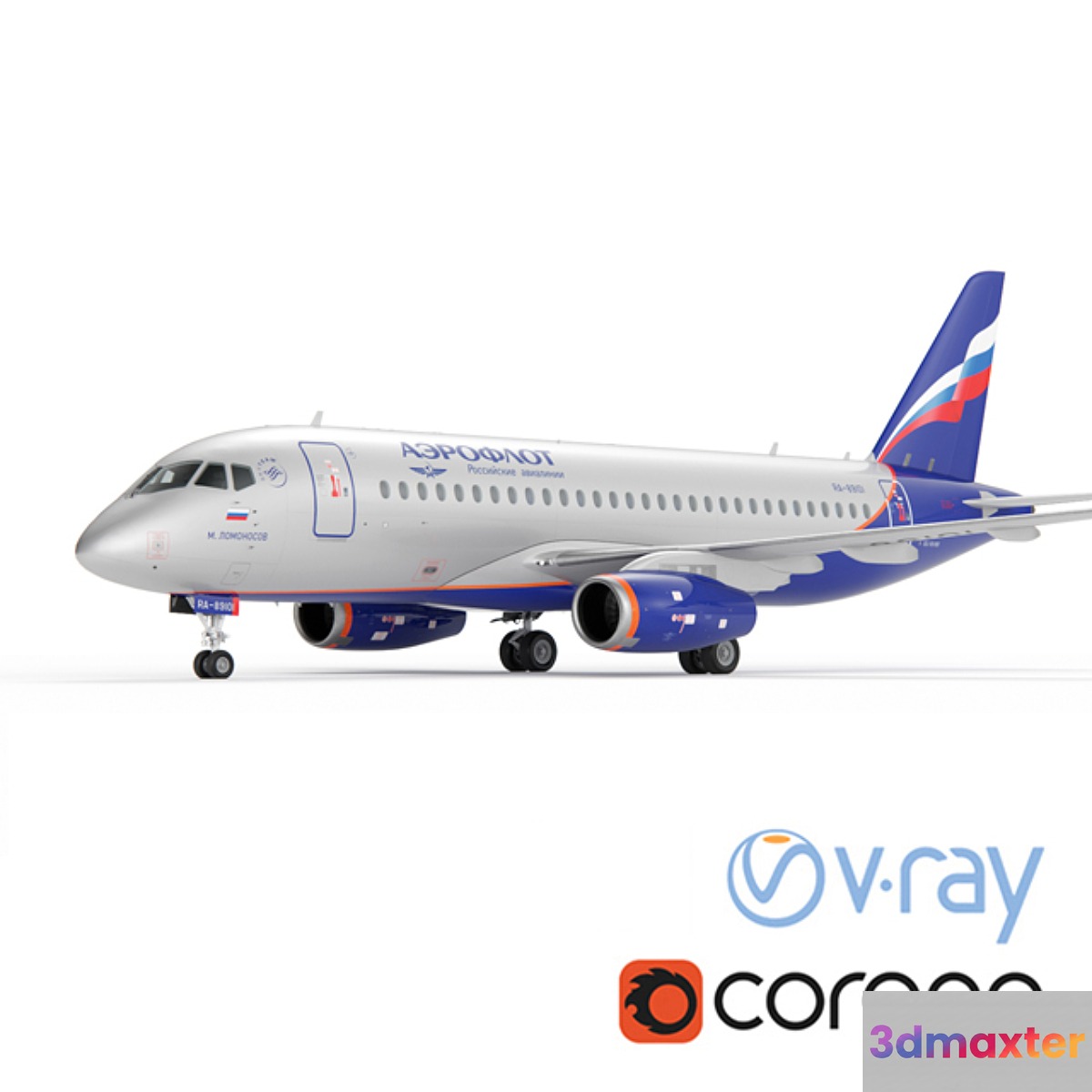 Aircraft SSJ-100 Aeroflot