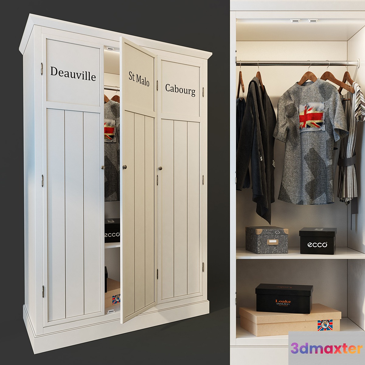 Wardrobe tricuspid 