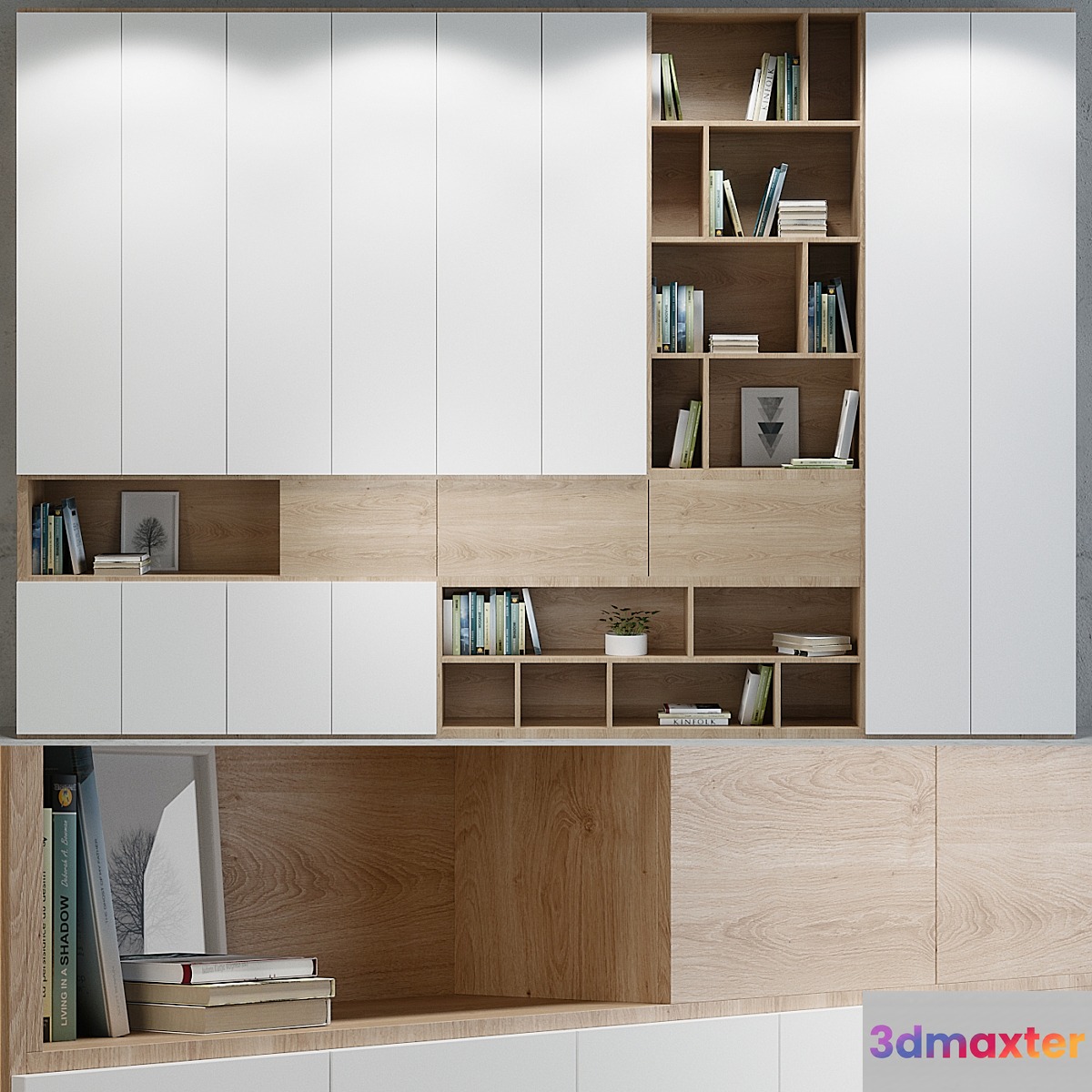 Cabinet - rack 03 3D Max