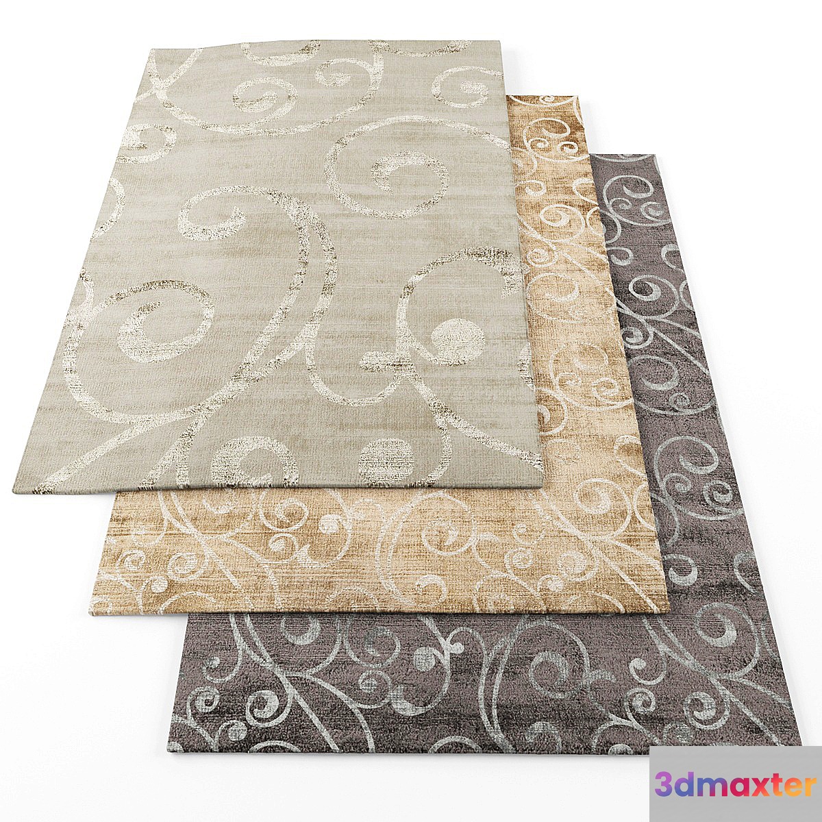 Sirecom glamor rugs 3D Max
