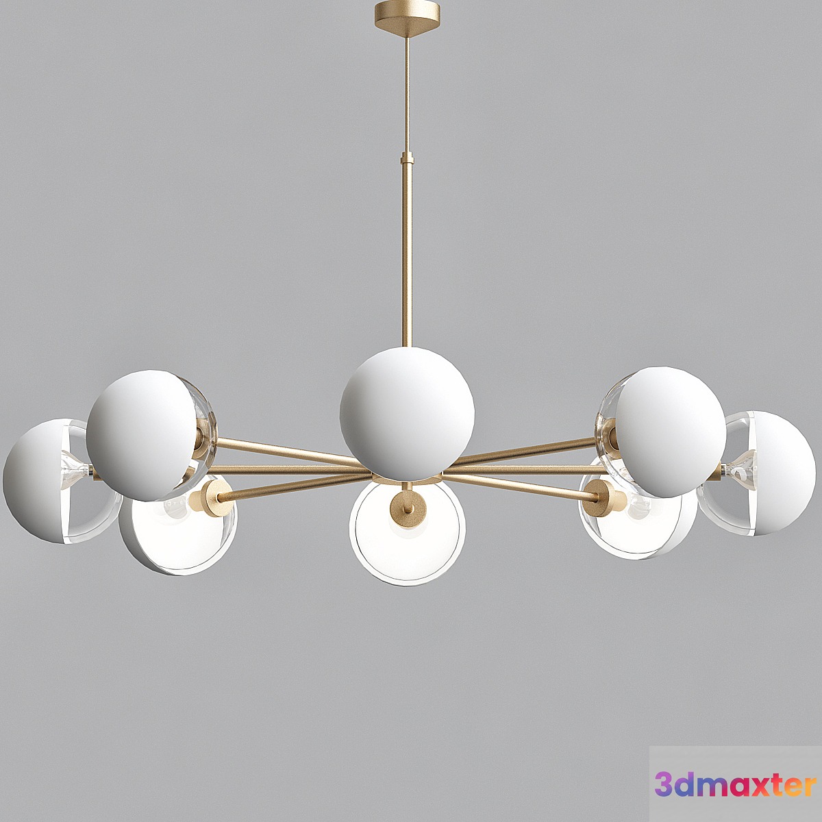 Chandelier Molecola IL Fanale 3D Max