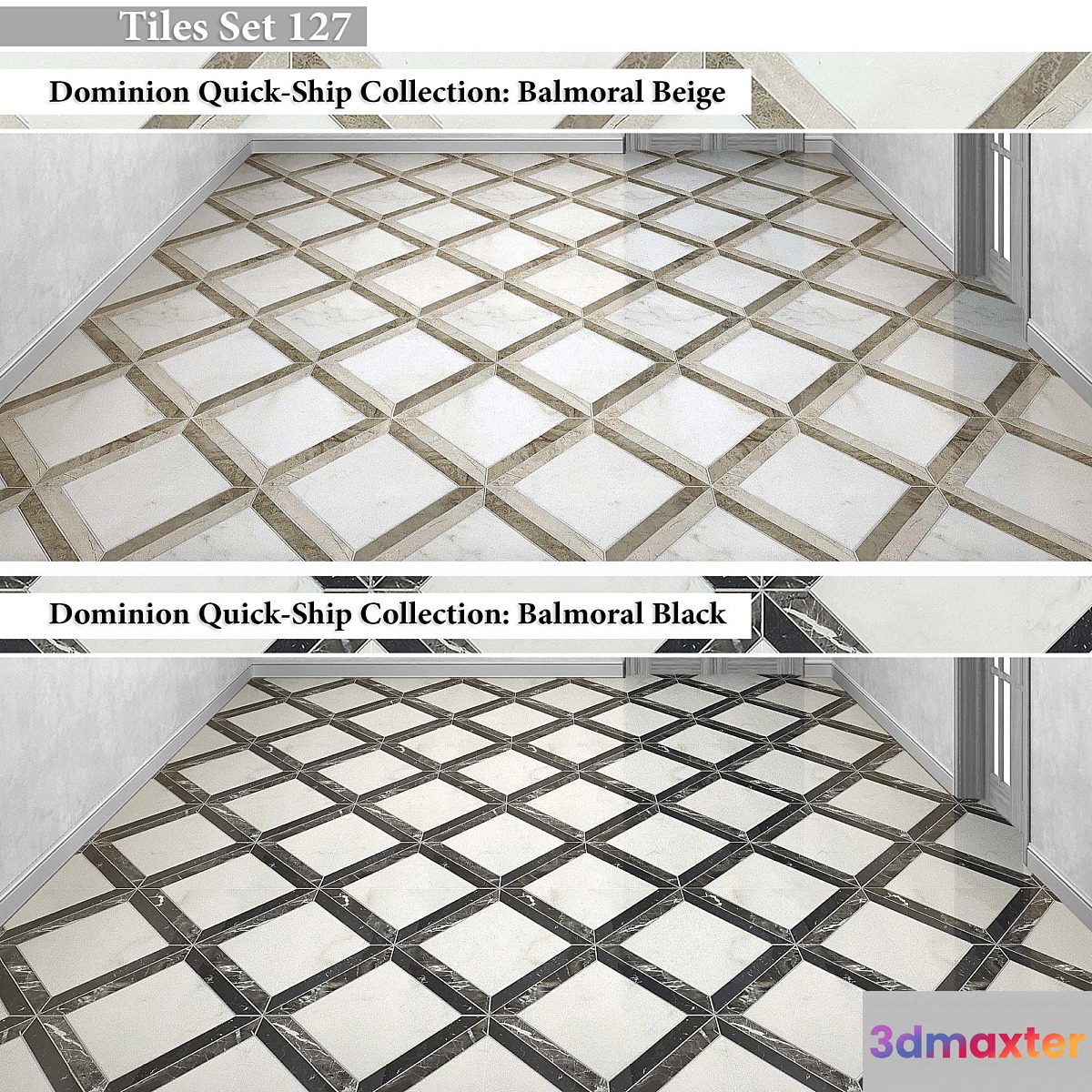 Tiles set 127 3D Max