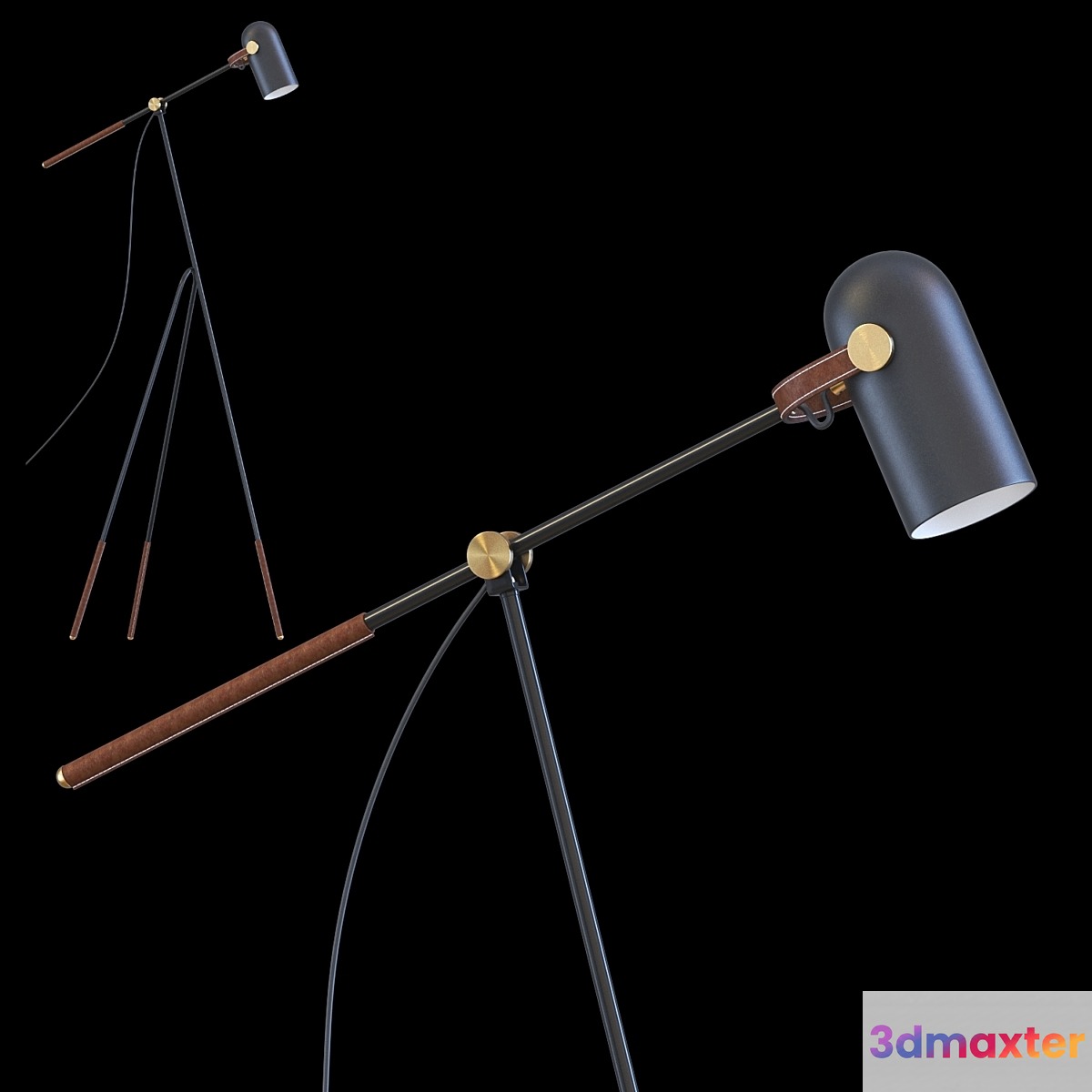 Floor lamp Lampatron BULLET 3D Max