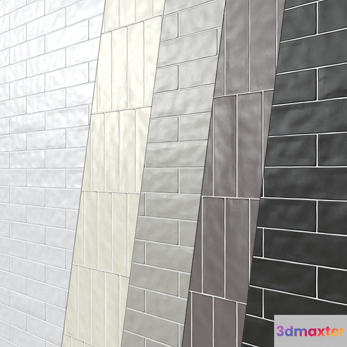 Tile Monopole Ceramica Heritage. 3D Max