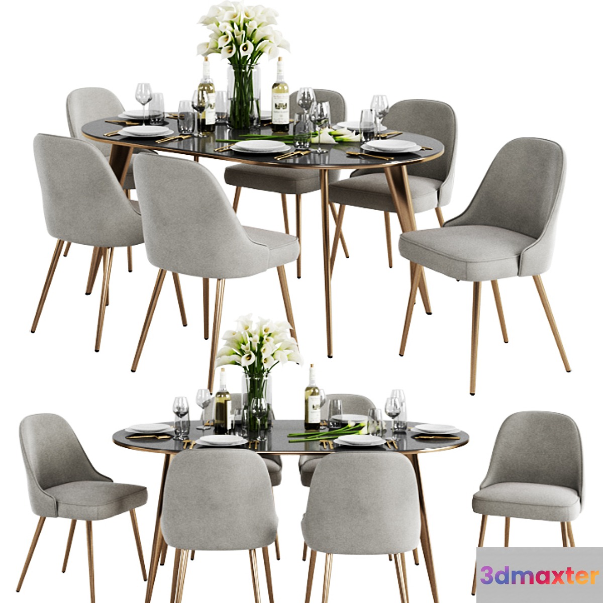 West Elm Dinning Set 3 - No.5