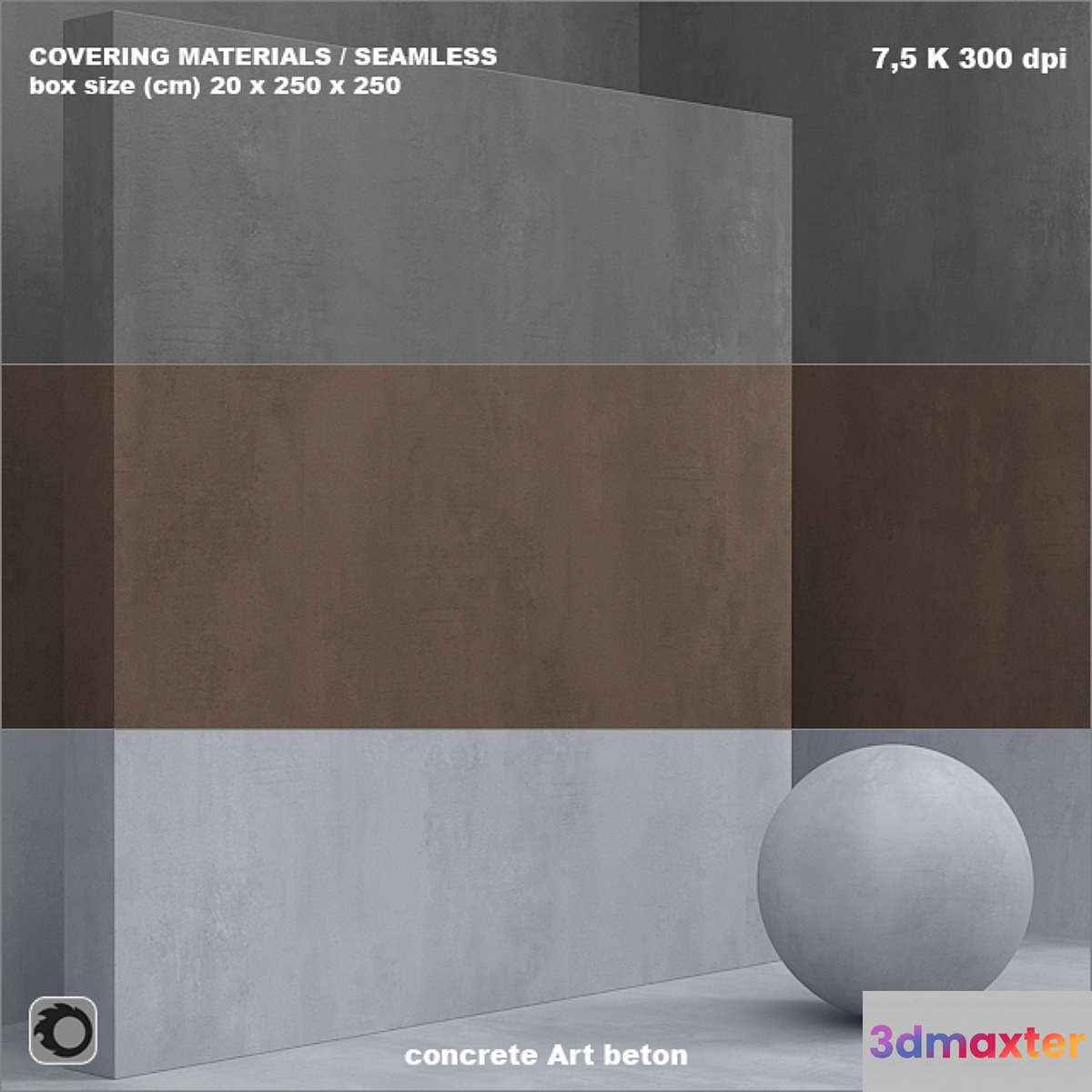 Material (seamless) - microconcrete concrete plaster set 72
