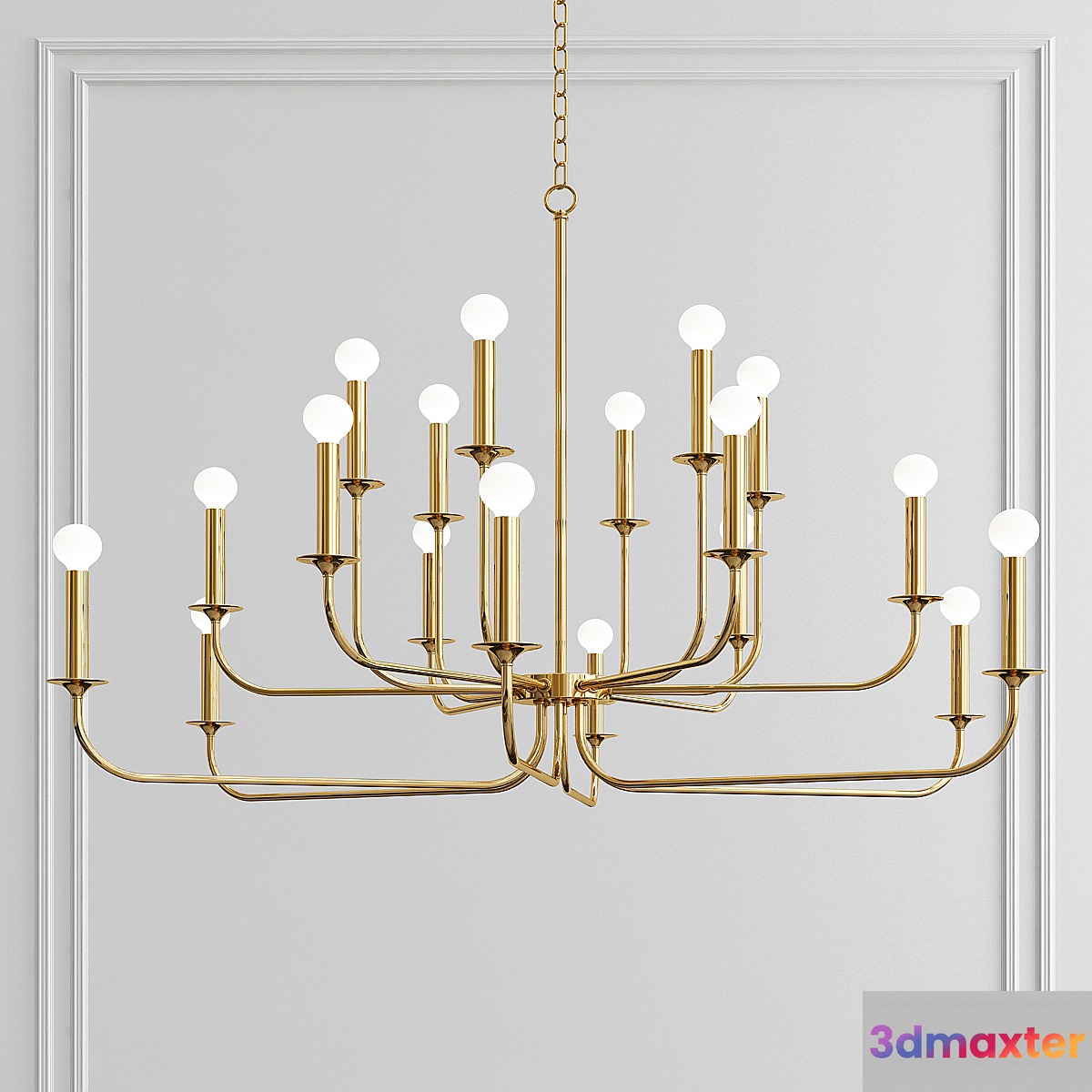 Ateriors Breck 2-tier Chandelier 3D Max