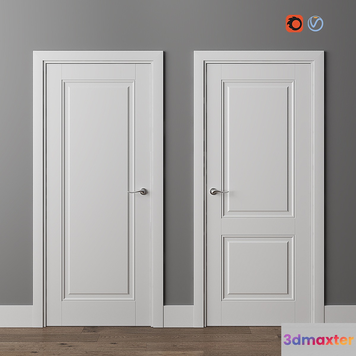 Doors Union Riviera 101p 103p 3D Max