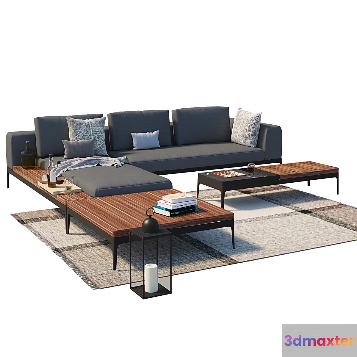Lounge grid gloster 3D Max