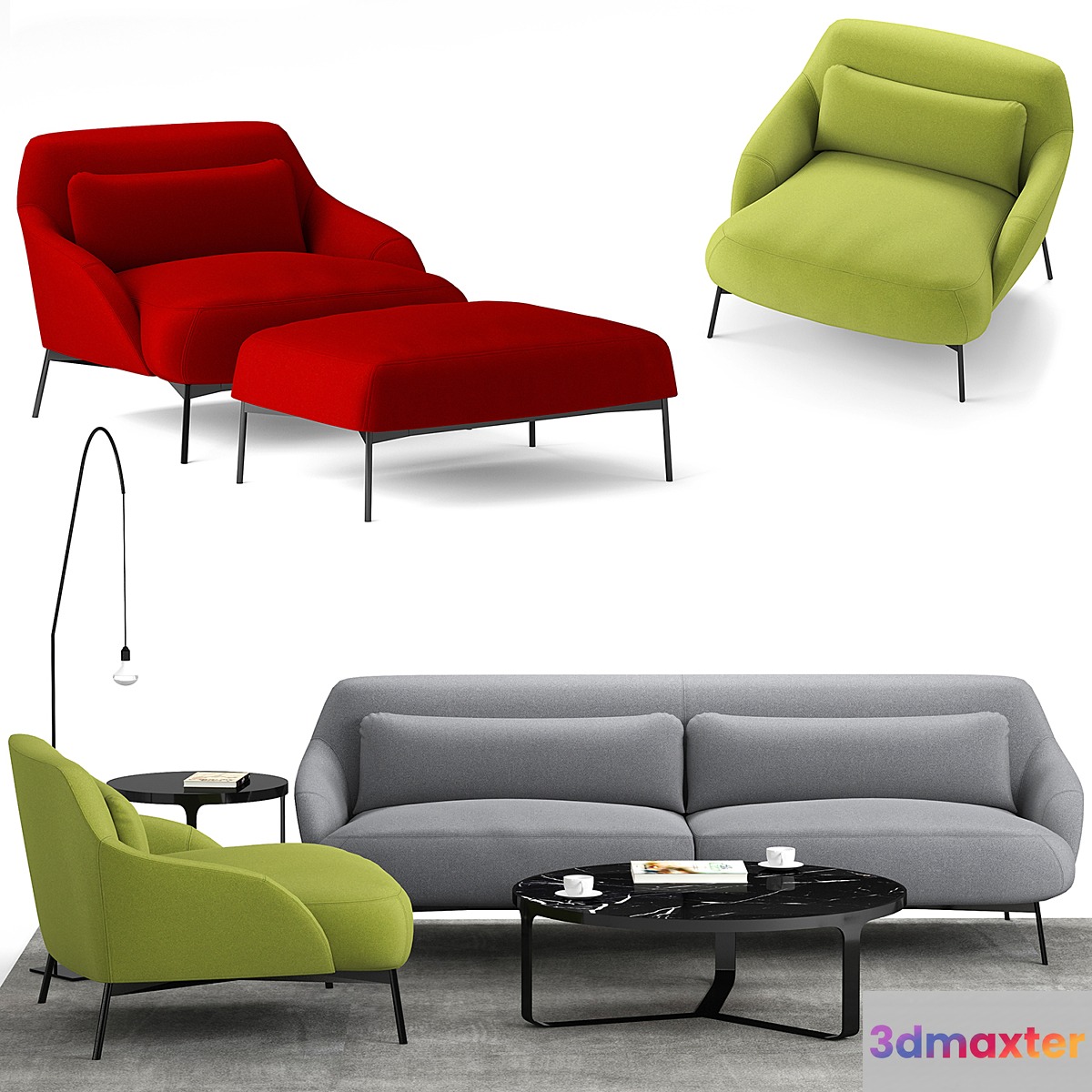 Lima _ Tacchini Collection 3D Max