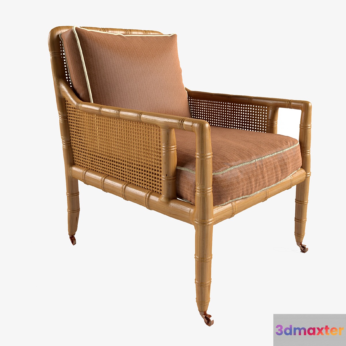 Bamboo chair regency 3D Max
