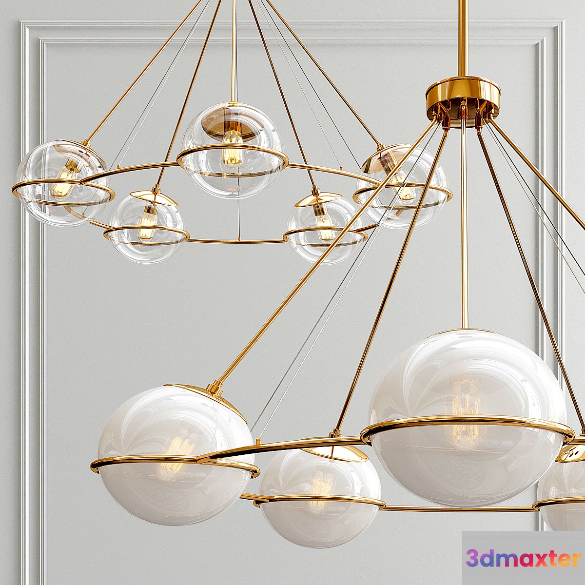 Hathoway chandelier 3D Max