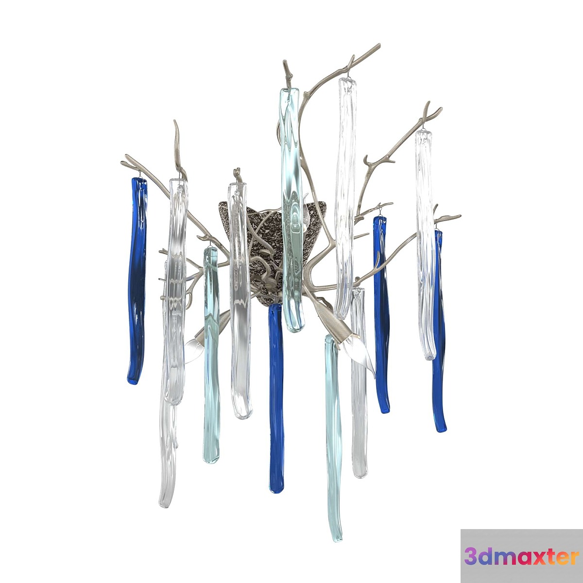 serip glass wall light glamor 3D Max