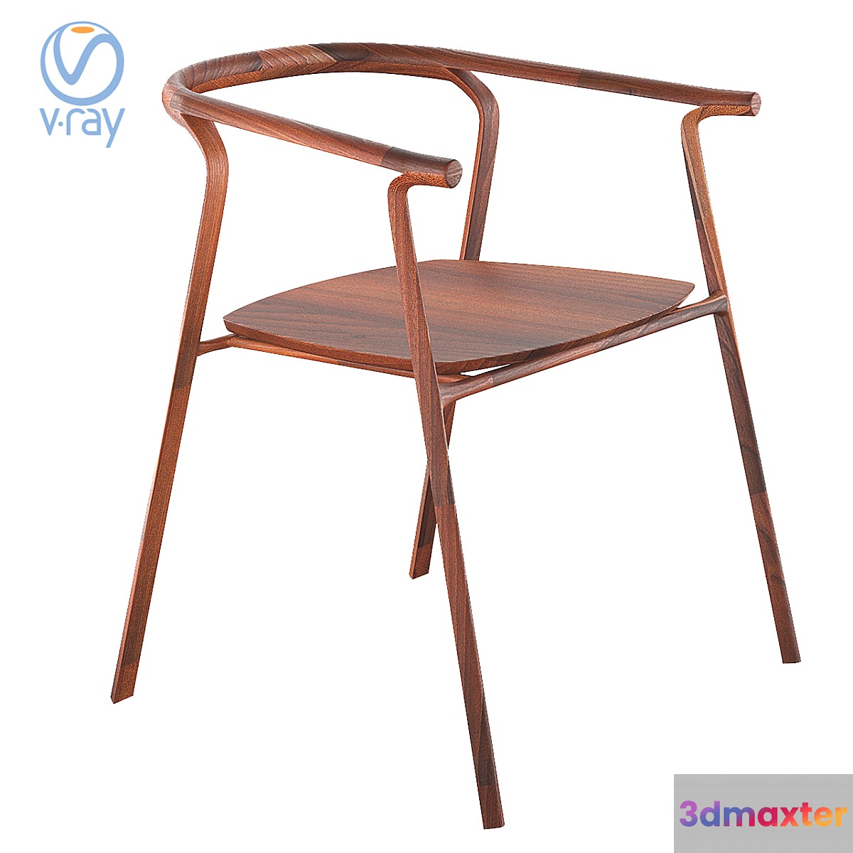 Splinter Chair 3D Max