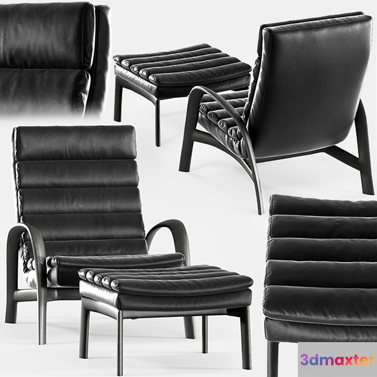 Minotti Saville Armchair 3D Max