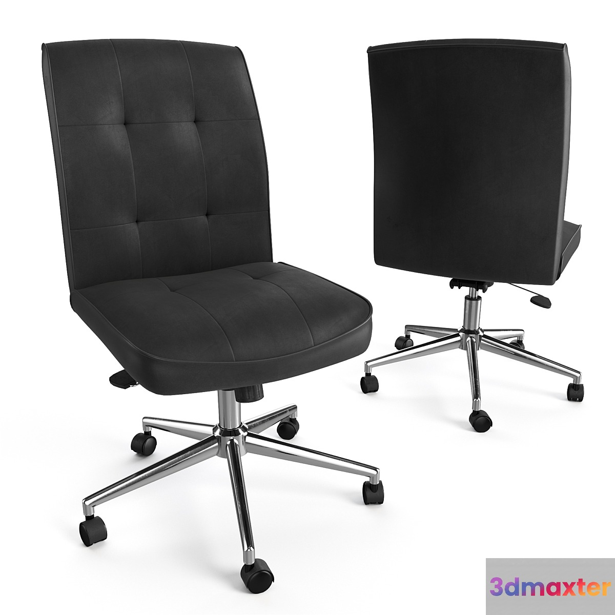 Slimline Tilt Task Chair 3D Max