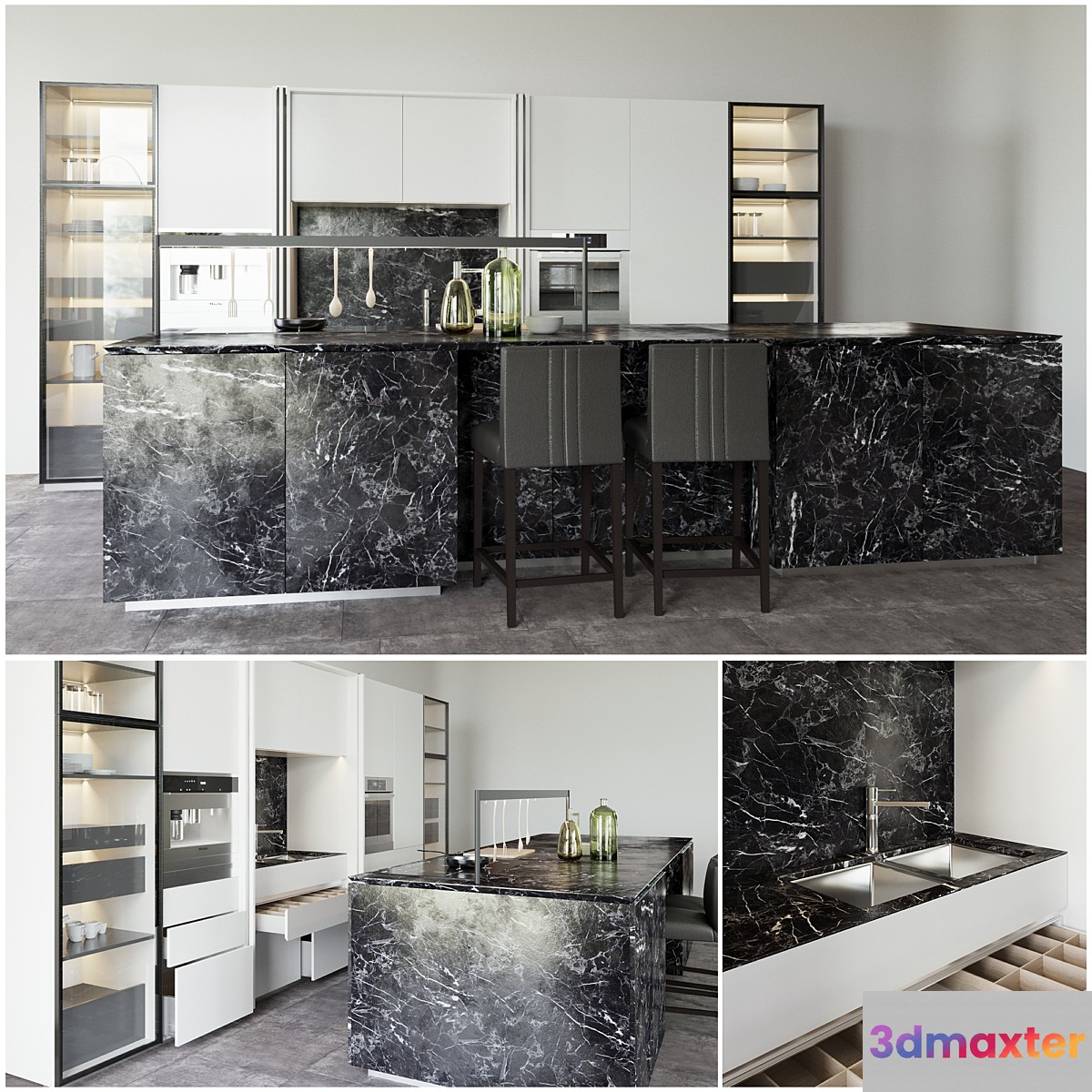 Cesar Kitchen 3D Max