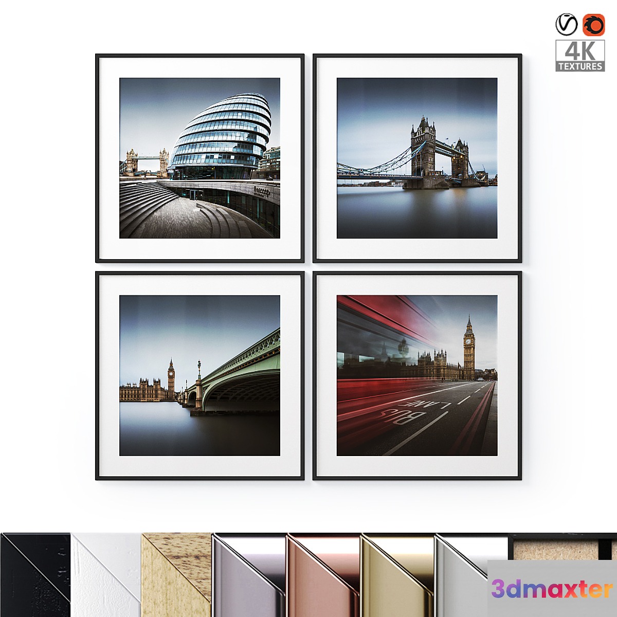 Posters Set 16 3D Max