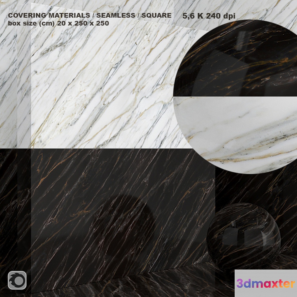 Material (seamless) - marble set 75 - No.2 3D Max