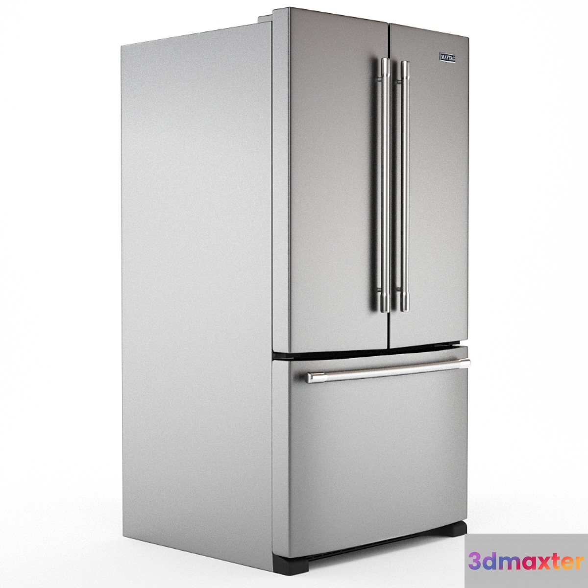 KitchenAid 25.2 cu. ft. French Door Refrigerator in Stainless Steel 3D Max