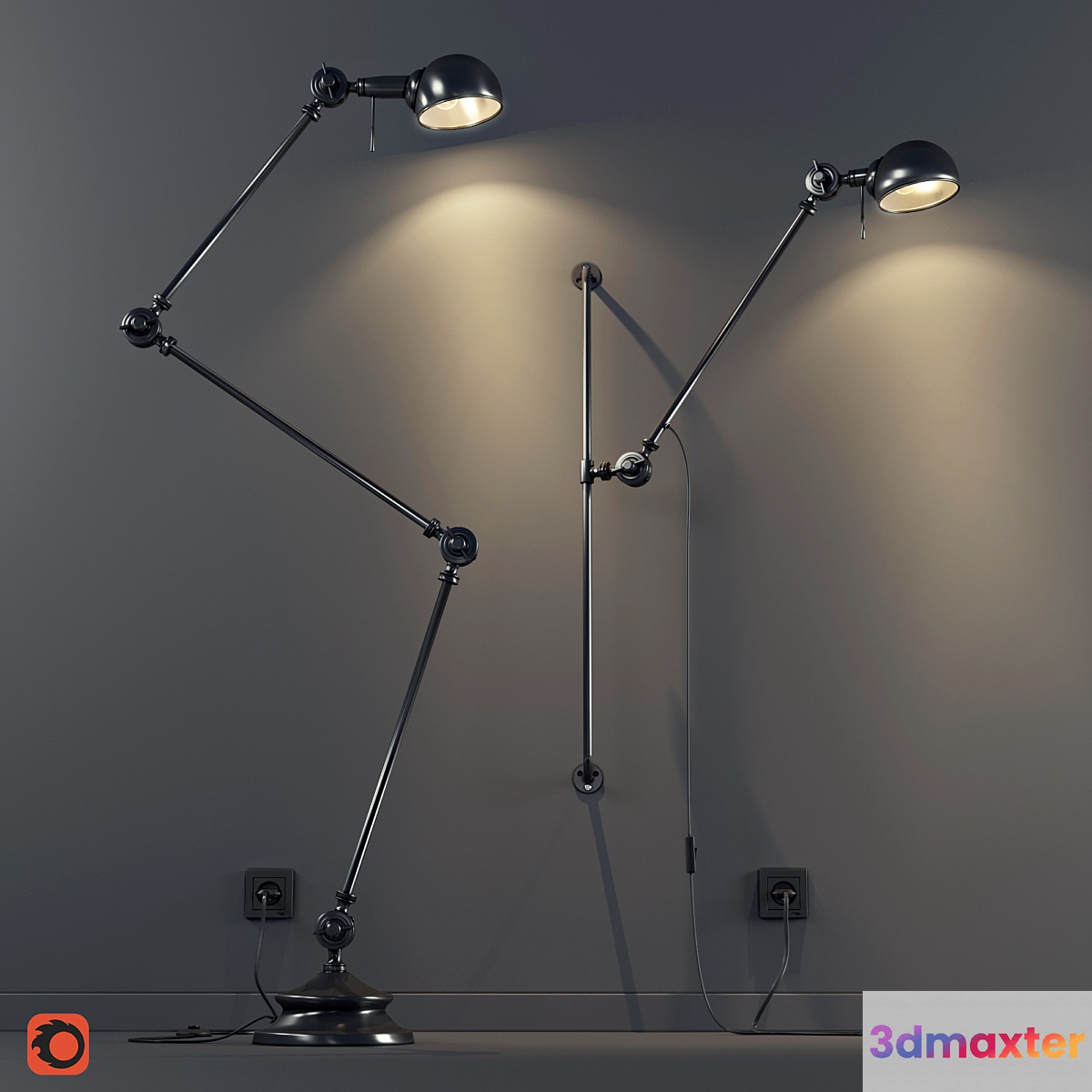 La Redoute KIKAN Lamps 3D Max