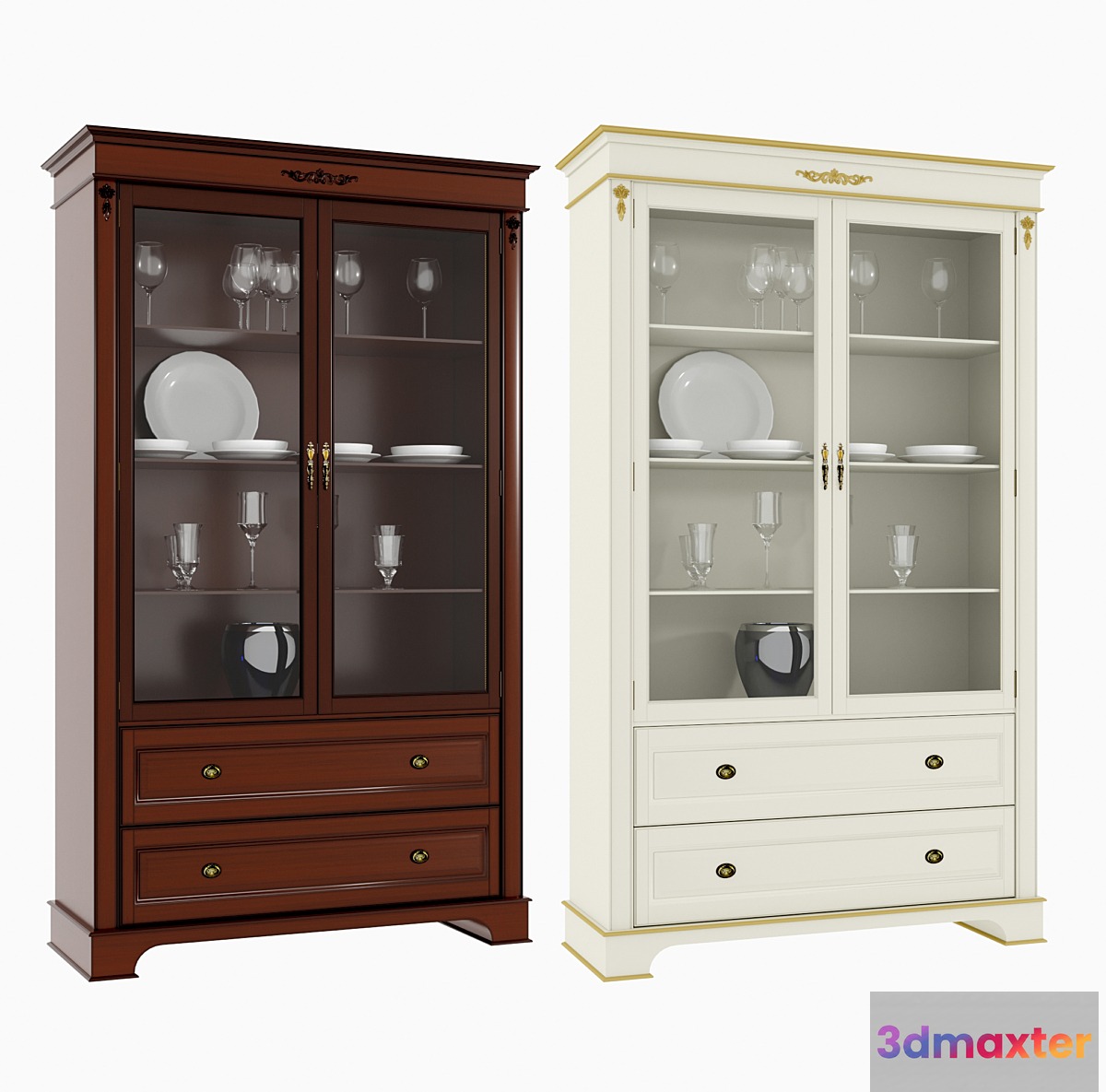 Bookcase M1307 Atrium 3D Max